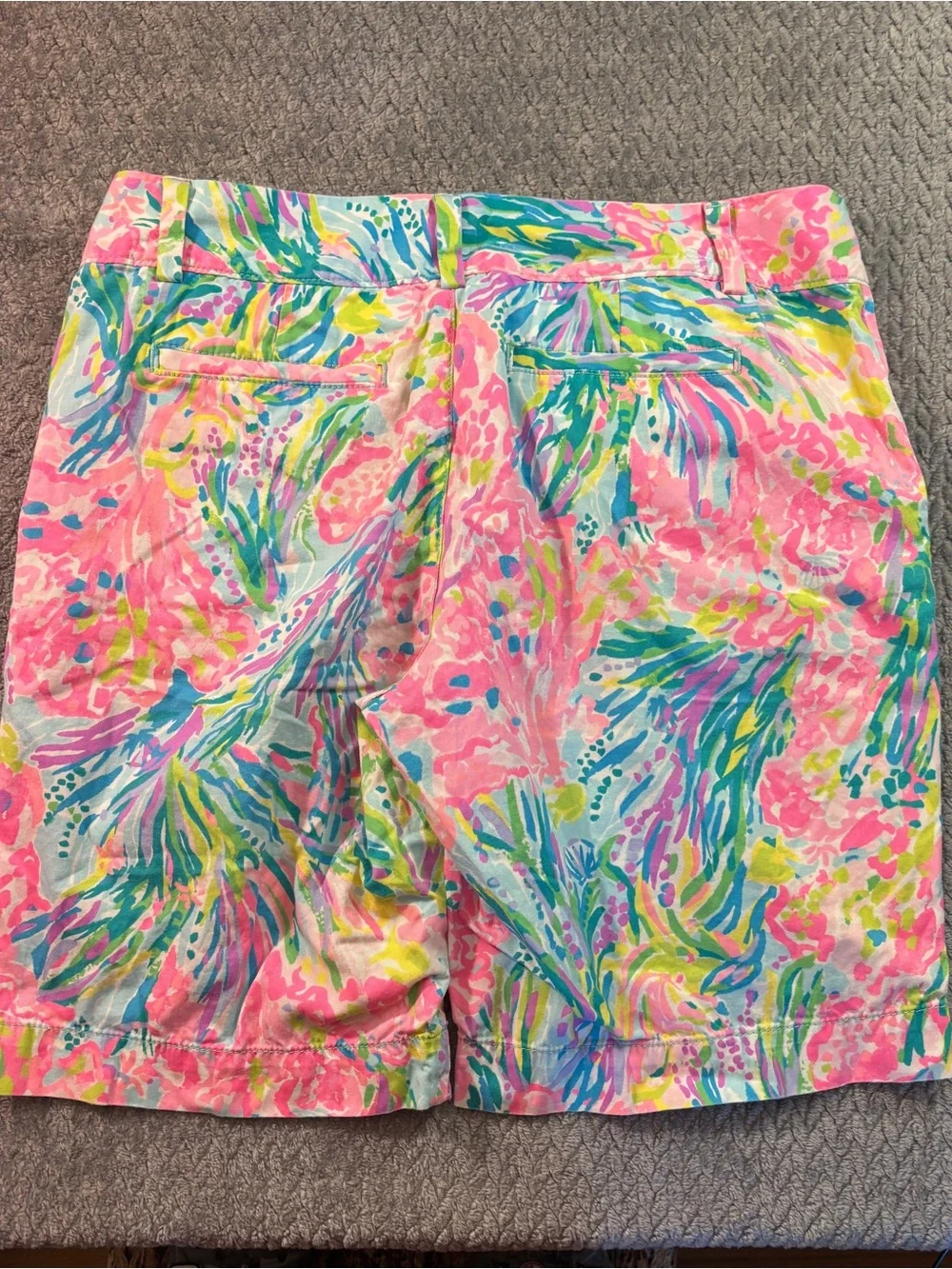 Women’s Lilly Pulitzer The Chipper Tropical Pink Sands Shorts Size 6
